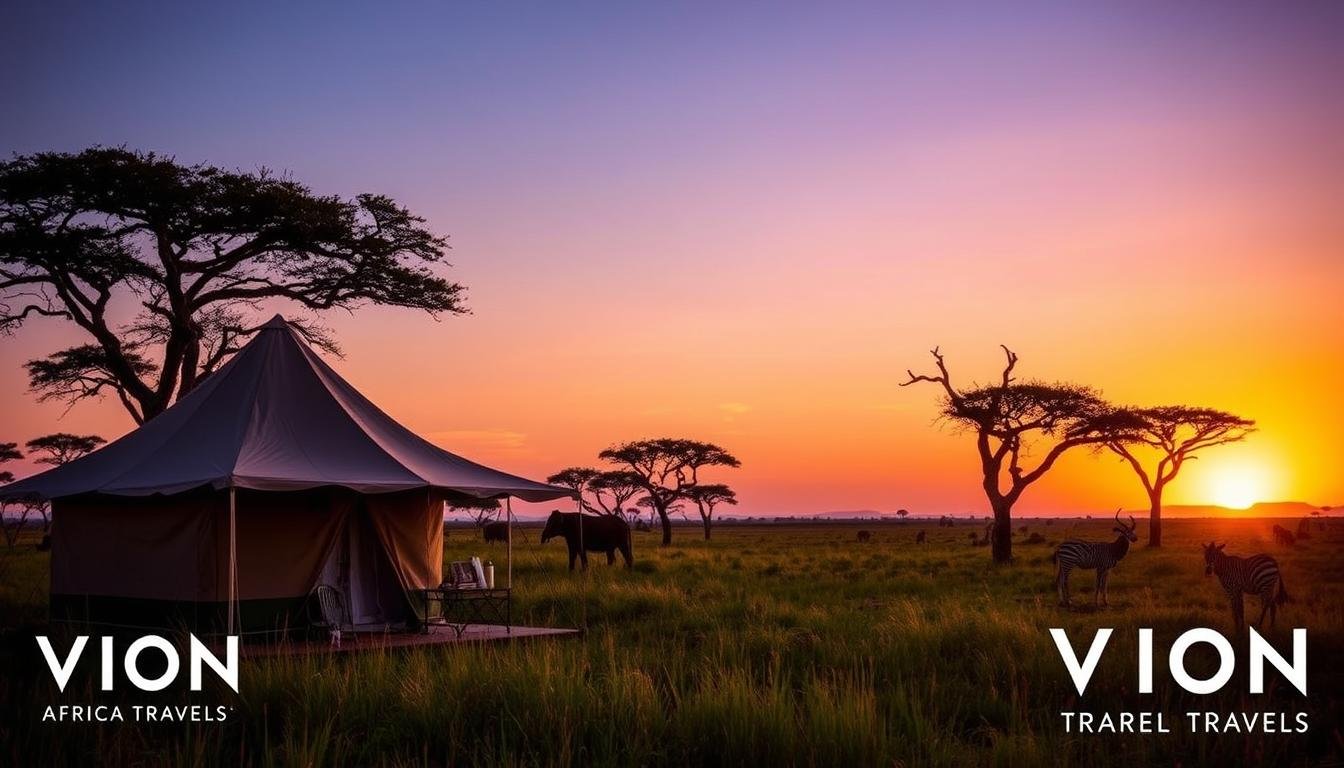 Serengeti safari camping