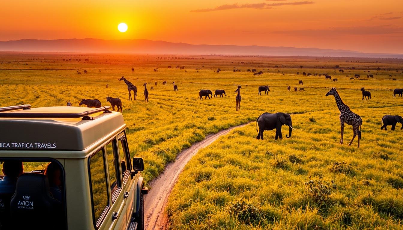 Transportation in safari locations