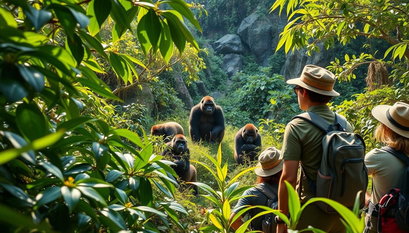 gorilla trekking